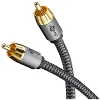 Goobay Plus Subwoofer/Tulp mono kabel | 2 meter