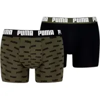 Puma Boxershort met elastische label-tailleband in 2-pack