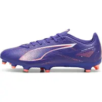 Puma Voetbalschoen 'Ultra 5 Play' violetblauw / pitaja roze / wit