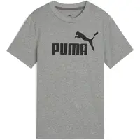 Puma Shirt 'ESS No. 1' grijs gemêleerd / zwart