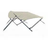 Navishade Biminitop | Aluminium 3-boogs | Breedte 231 <> 243 cm - Hoogte 137 cm