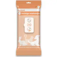 Sanimal Vochtige Washandjes 7 stuks