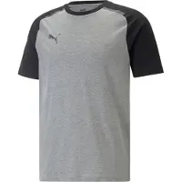 Puma Functioneel shirt 'TeamCup' donkergrijs / grijs gemêleerd / zwart