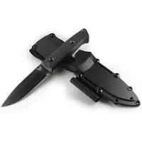 Benchmade Bushcrafter 163BK Black Cerakote CPM-CruWear, Carbon Fiber, bushcraftmes, Sibert design