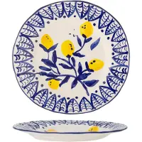Bloomingville Maxima borden Ø27cm blauw set van 6 stuks - 82061673
