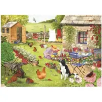 The House of Puzzles legpuzzel Grandma's Garden 500 XL stukjes karton.