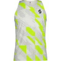 SCOTT Heren RC Run tanktop Grijs/Geel || Maat: XL