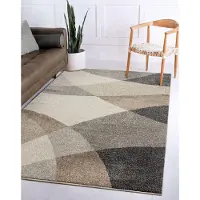The Carpet Vloerkleed Pearl moderne dichte woonkamer tapijt met contour snit