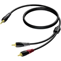 Procab CLA711 Mini-jack Naar RCA Verloopkabel 15 Meter