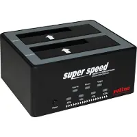 Roline 2.5" / 3.5" SATA HDD/SSD Docking Station, USB 3.2 Gen 1, HDD-kloonfunctie