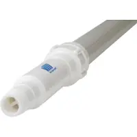 Vikan Hygiene 2973-5 telescoopsteel 162-278cm, waterdoorvoer, wit, ø32mm