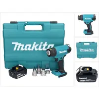 Makita DHG 181 G1K Akku Heißluftgebläse 18 V 150 - 550°C + 1x Akku 6,0 Ah + Koffer - ohne Ladege