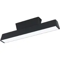 Eglo connect.z Simolaris-Z Smart Plafondlamp - 47 cm - Zwart/Wit - Instelbaar RGB & wit licht - Dimbaar - Zigbee