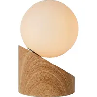 Lucide Tafellamp Len Licht Hout Ø10cm G9 33w