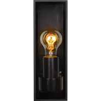 Lucide DUKAN - Wandlamp Binnen/Buiten - 1xE27 - IP65 - Zwart