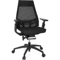 Hjh OFFICE GENIDIA SMART BLACK net - Professionele bureaustoel Zwart