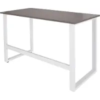 Hjh OFFICE WORKSPACE LIGHT I | 120x60 - Bureau Grijs / Wit