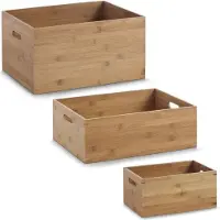 Zeller - Storage Box, bamboo