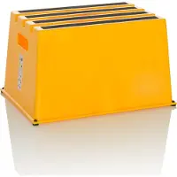 Hjh OFFICE Opstapkrukje / Opstap TIO-E1 kunststof geel