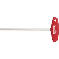 Wiha zeskantschroevendraaier 334, SW 3 mm, klinglengte 100 mm, chroom-vanadium-staal, kruisgreep 80 mm