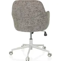 Hjh LIVING Bureaustoel / draaistoel SOLAO HOME bouclé stof grijs