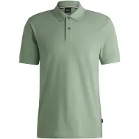 HUGO BOSS Bonneterie Pallas poloshirt groen effen