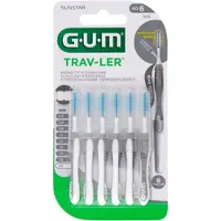 Gum 3x Trav-Ler Ragers Grijs 2.0mm 6 stuks