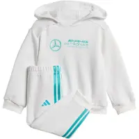 Adidas Trainingspak 'MERCEDES - AMG PETRONAS FORMULA ONE TEAM DNA BABY JOGGER LONG' aqua / wit