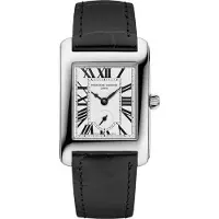 Frederique Constant Classics Carree Small Seconds Dames Horloge Zwart FC-235S2C6
