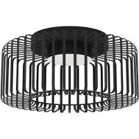 Eglo LED Smart Deckenleuchte Ginestrone-z Schwarz Ø45cm 22W 2450lm RGBTW 2700K-6500K Dimmbar App Google Alexa Bluetooth ZigBee