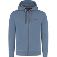 Superdry Sweatvest 'Essential' duifblauw