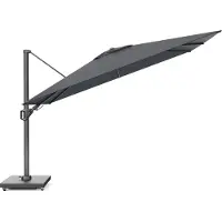 Platinum Challenger T2 premium zweefparasol 260x350 cm faded black