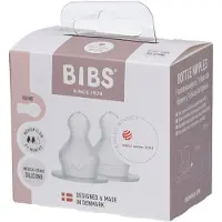 BIBS Siliconen Flessenspenen 2 stuks - Medium 2 St Speen