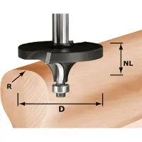 Festool Accessoires HW R16/D64/26 S12 Afrondfrees | 492710