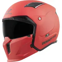 Bogotto Radic 22.06 Mat Rood Motorhelm Maat L