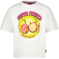 Vingino Shirt 'Hanrieke' geel / pink / knalrood / wit