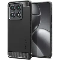 Spigen Rugged Armor Backcover voor de Xiaomi 14T - Matte Black