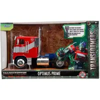 Jada Toys Transformers Diecast Model 1/24 Big Rig T7 Optimus Prime Vehicles