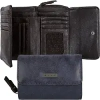 Tom Tailor Portemonnee 'Elin' duifblauw / donkerblauw