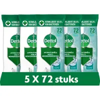 Dettol Doekjes Oceaan 72st - 5 Stuks - Voordeelverpakking