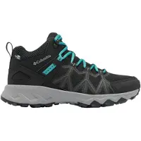 Columbia - Dames wandelschoenen - Peakfreak II Mid Outdry Black Teal voor Dames - Maat 7,5 US - Zwart