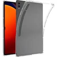 Just in Case tablet Hoes geschikt voor Samsung Galaxy Tab S10 Plus / Tab S9 FE Plus / Tab S9 Plus - Siliconen Flexibele Case - Transparant