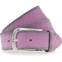 B.belt Riem Leder 75 cm roze