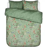 Essenza Dekbedovertrek Marigold Quiet Green Satijn-240 x 200 / 220 cm | Lits-Jumeaux