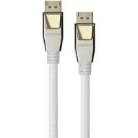 Python DisplayPort kabel | DP2.1a (10K 60Hz) | UHBR13.5 (54Gbit/s) | wit | 1 meter