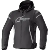 Alpinestars Zaca Waterproof Jas Zwart Donker Grijs Maat M