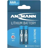 Ansmann Extreme AAA batterij (potlood) Lithium 1150 mAh 1.5 V 2 stuk(s)