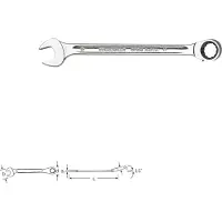 Stahlwille 41171010 17 10 GEWINKELT Steek-ringratelsleutel Sleutelbreedte (metrisch) 10 mm