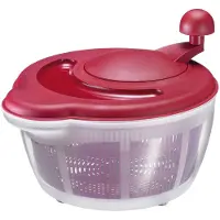 Westmark Slacentrifuge, inhoud: 5 l, ø 26 cm, kunststof, BPA-vrij, Fortuna, kleur: doorzichtig/rood, 24322260