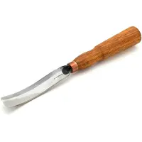 BeaverCraft Tools Long Bent Gouge G7L-22 Sweep 7L, 22 mm, guts